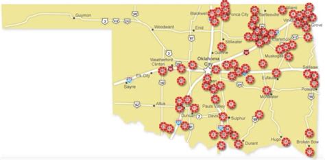 oklahoma casino map,oklahoma casino locations